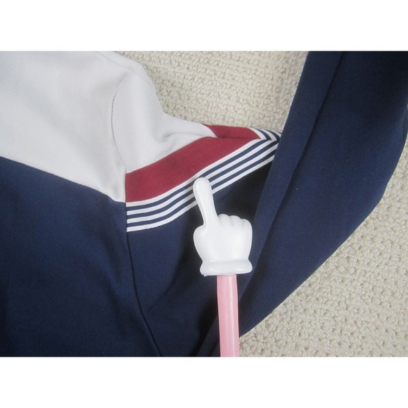 VTG Wilson Jacket Adult XL Blue White Red Tennis Track Suit Full Zip Up Sport - Picture 14 of 16